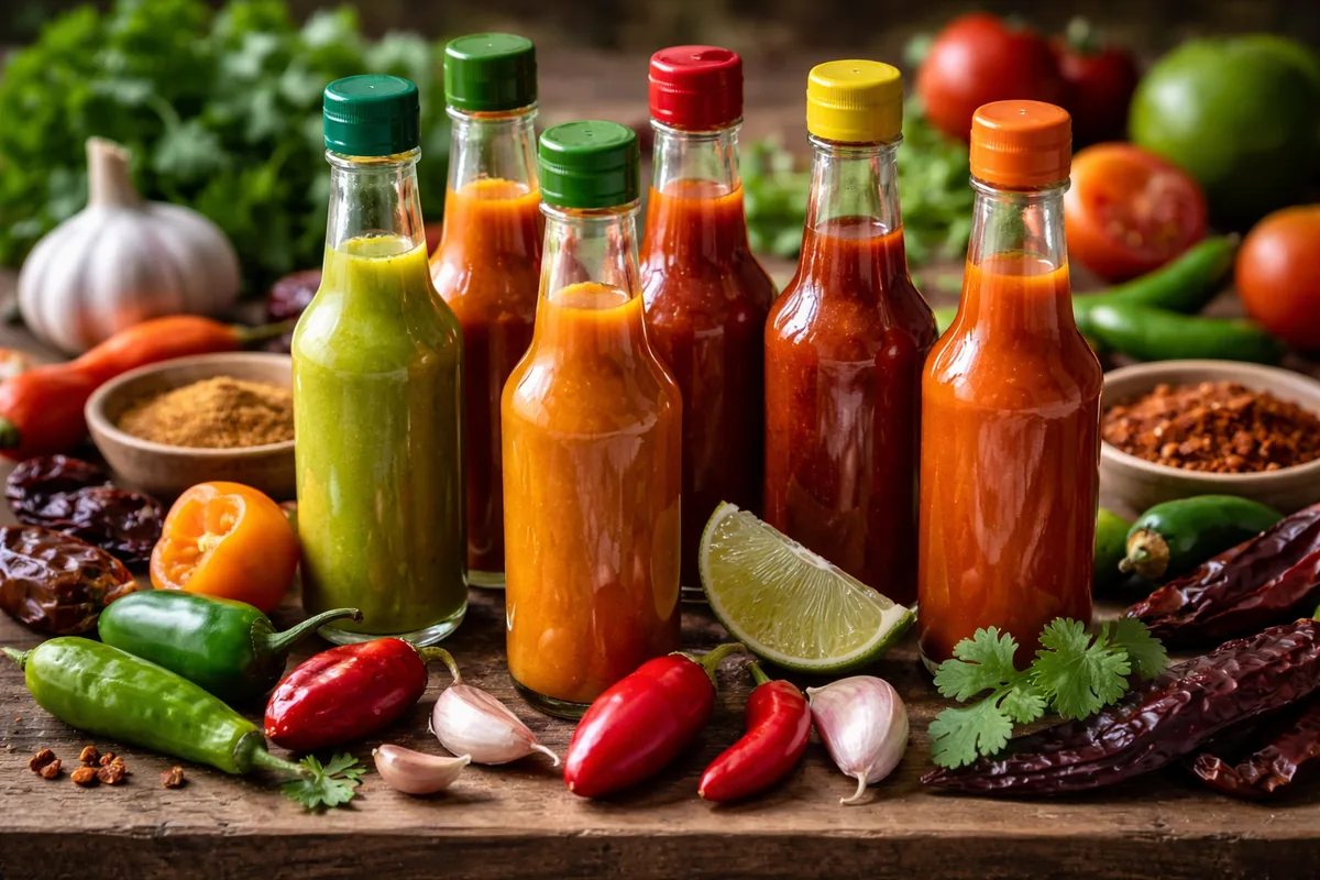 Comment les sauces piquantes mexicaines se classent-elles par rapport à leurs ingrédients ?